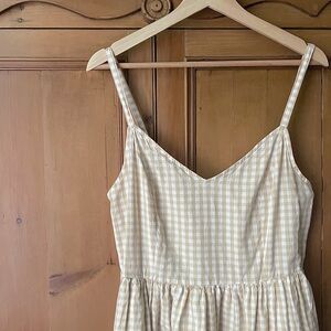 Gingham Midi Dress Medium